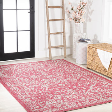 Malta Bohemian Medallion Textured Weave Indoor/outdoor Area Rug